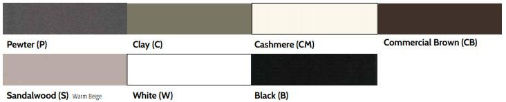 railing colour options