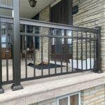 aluminum columns on a front porch in toronto