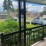 aluminum column on a front porch in Toronto