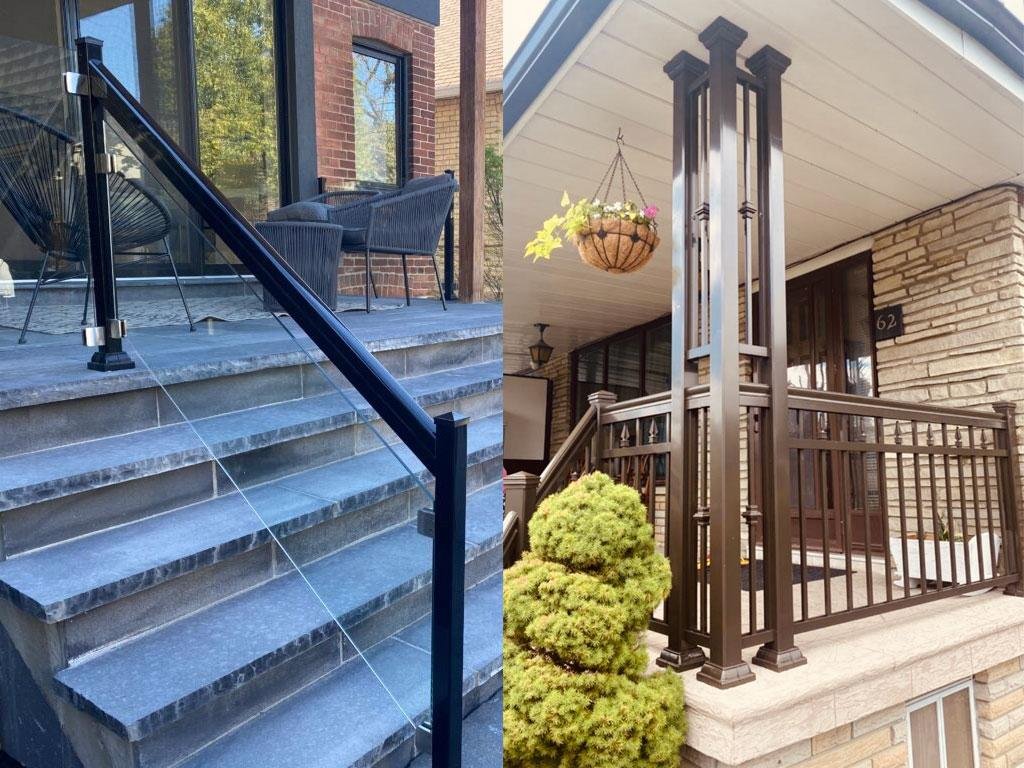 front porch railing toronto