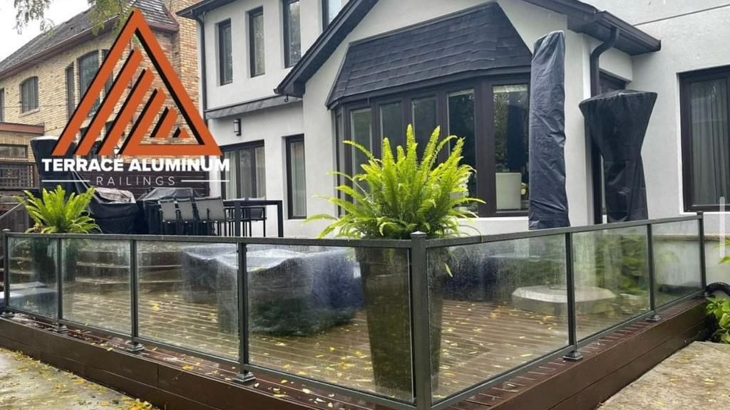 aluminum deck railing